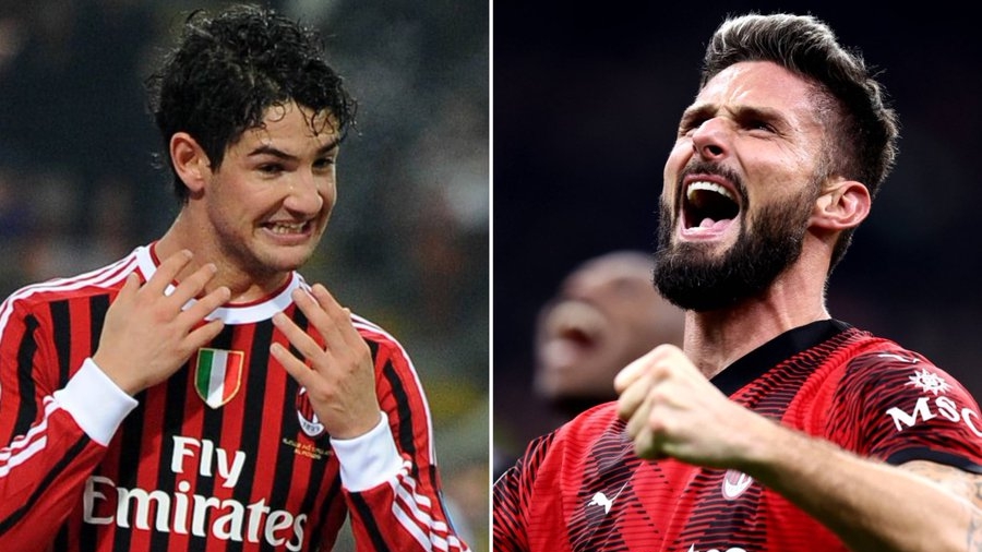 Ο Ολιβιέ Ζιρού σκόραρε, έγινε διψήφιος και θύμισε στη Μίλαν τον... Αλεσάντρε Πάτο!