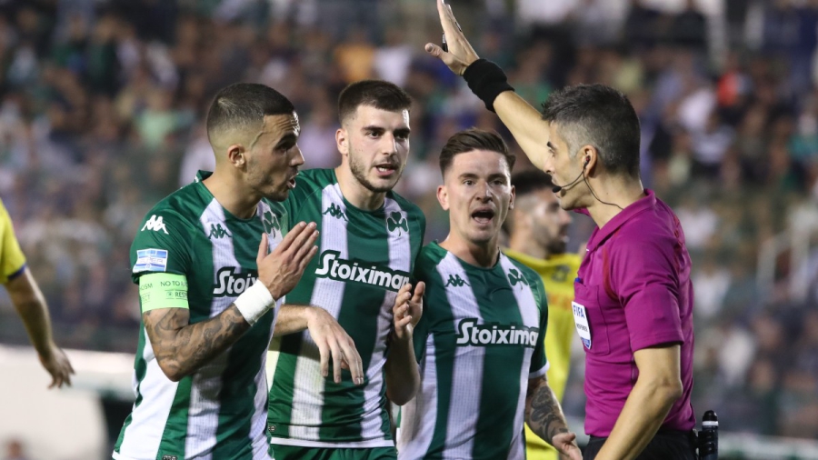 Έντονα παράπονα από τον Παπαδόπουλο στον Παναθηναϊκό: «Βάφτισε επιθετικό φάουλ, καταφανέστατο πέναλτι»