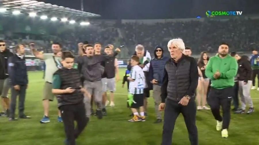 Παναθηναϊκός: Αποθεώθηκε ο Γιοβάνοβιτς μετά το τέλος του ματς με τον Άρη! (video)