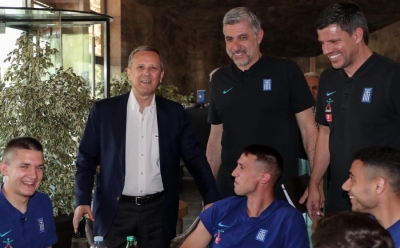 Επισκέφθηκε την Εθνική ο νέος πρόεδρος της ΕΠΟ, Τάκης Μπαλτάκος