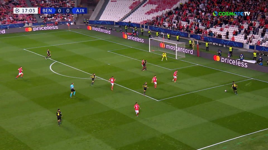 Μπενφίκα – Άγιαξ 0-1: Τρομερό τελείωμα από Τάντιτς και προβάδισμα για τον Αίαντα! (video)