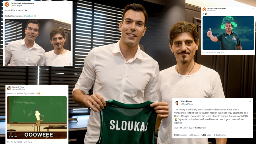 Σοκαρισμένο το ευρωπαϊκό μπάσκετ από τη μετακίνηση Σλούκα στον Παναθηναϊκό