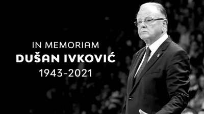 Euroleague: Ενός λεπτού σιγή στη μνήμη του Ντούσαν Ίβκοβιτς πριν την έναρξη των αναμετρήσεων